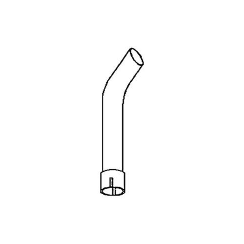 Exhaust Extension 4-1/2" x 20-1/2" Curved EE-13