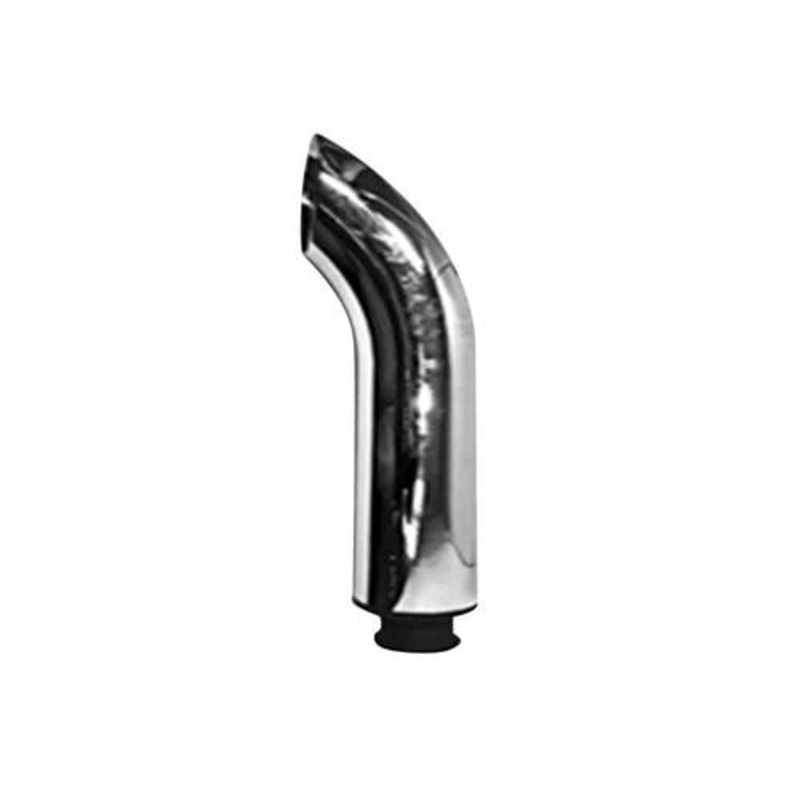 Exhaust Stack 2-15/16" x 24" Curved Chrome fits John Deere 3010 3020 4000 4010 4020 4030 4040 4230 4240 4050