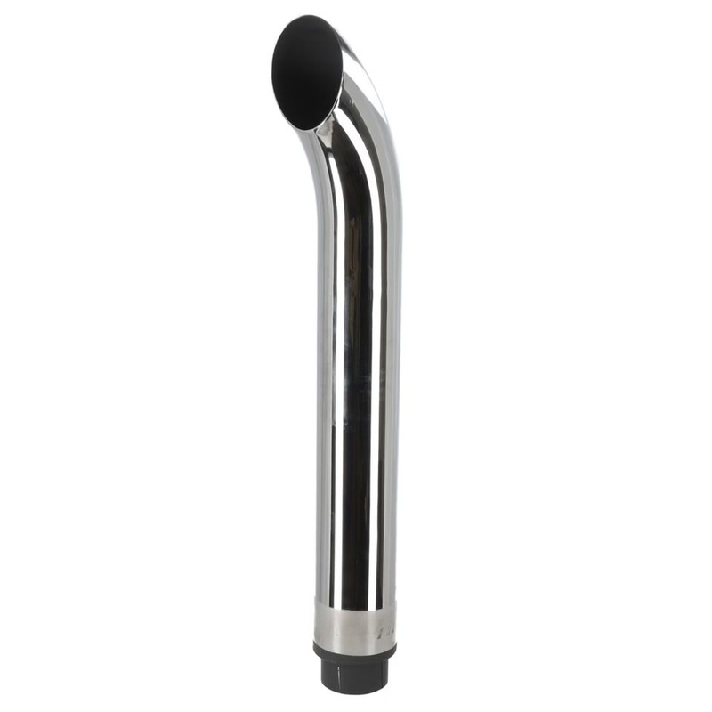 Exhaust Stack 3-15/16" x 5" Curved Chrome fits John Deere 4050 4055 4250 4255 4320 4430 4440 4450 4455 4520 4555 4630 4640 4650 4755 4840 4850 4955