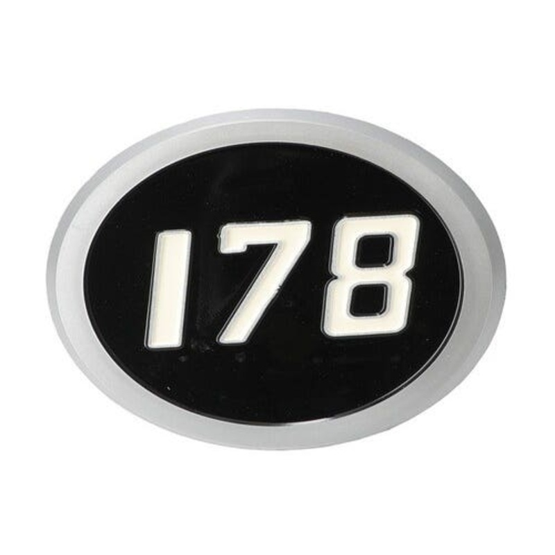 Hood Side Medallion fits Massey Ferguson 178 1861071M1