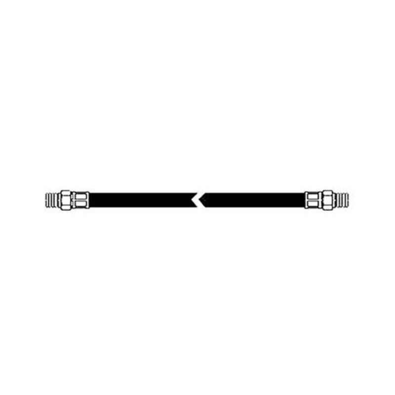 Hydraulic Hose 156" x 1/2" with 1/2" NPT Rigid Male Ends 2W12156 NFS82156 NFS81156 H412M156 A45A51562 A45A5156 H422M156 H42-2M-156 H41-2M-156