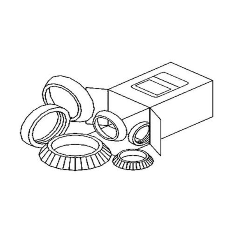 Tapered Bearing Cup fits John Deere A B D 50 60 70 520 620 720 730 AO AR GH 530 630 50 70 JD7270 fits Gleaner G 203838M1