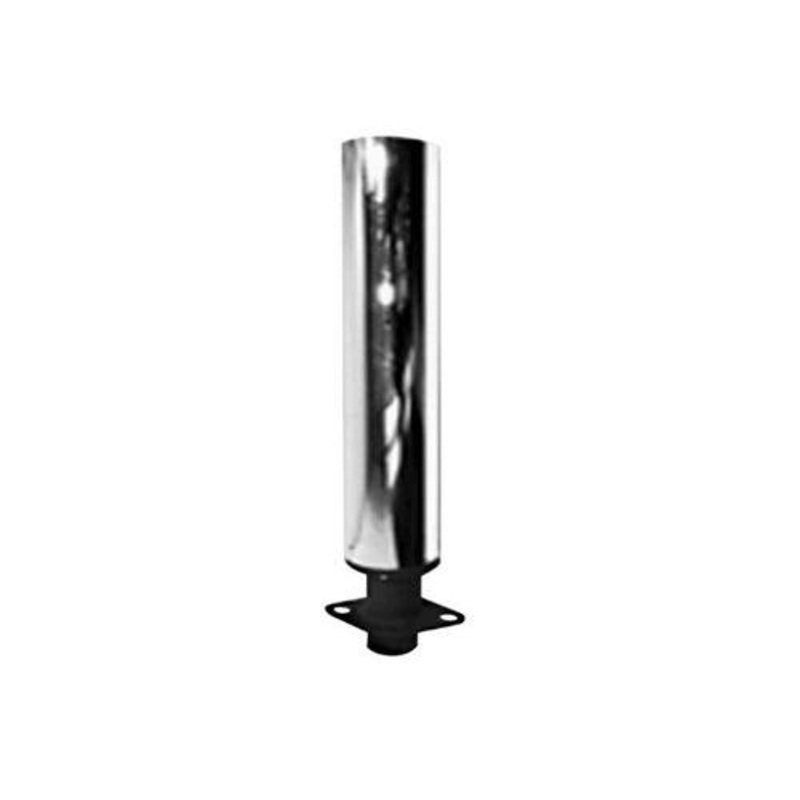 Exhaust Stack 3" x 22" Straight Chrome fits John Deere M MC MT 40 320
