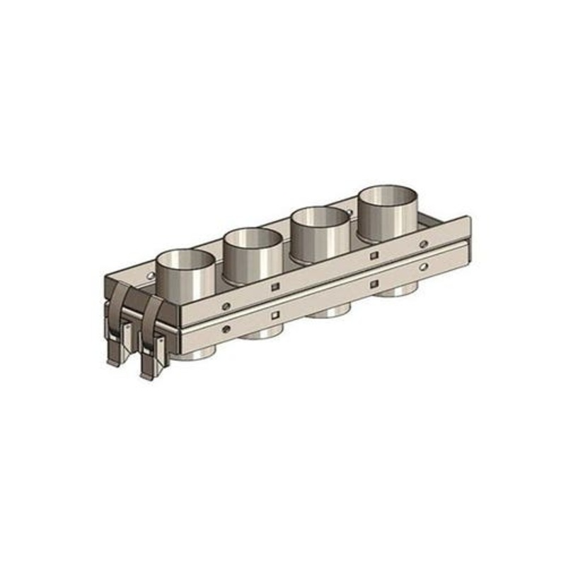 Romafa Stainless Steel 4 Port Coupler Kit