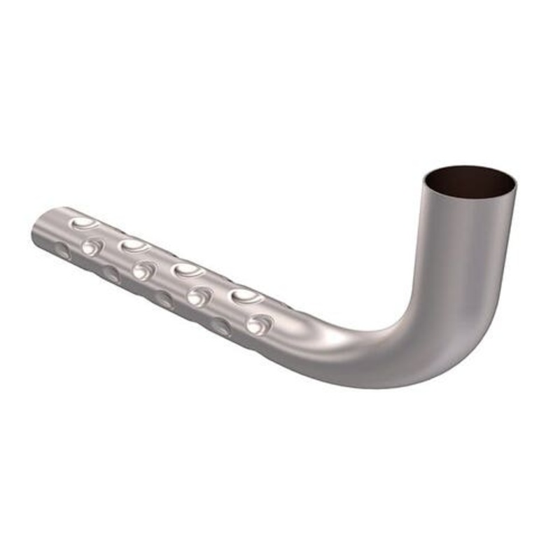 Romafa Stainless Steel Dimpled Riser Tube fits John Deere N540 N540F N542 N542F N543F N550 N560 N560F P540 P556 P576 P670 1830 1835 1870 1910 AA76331