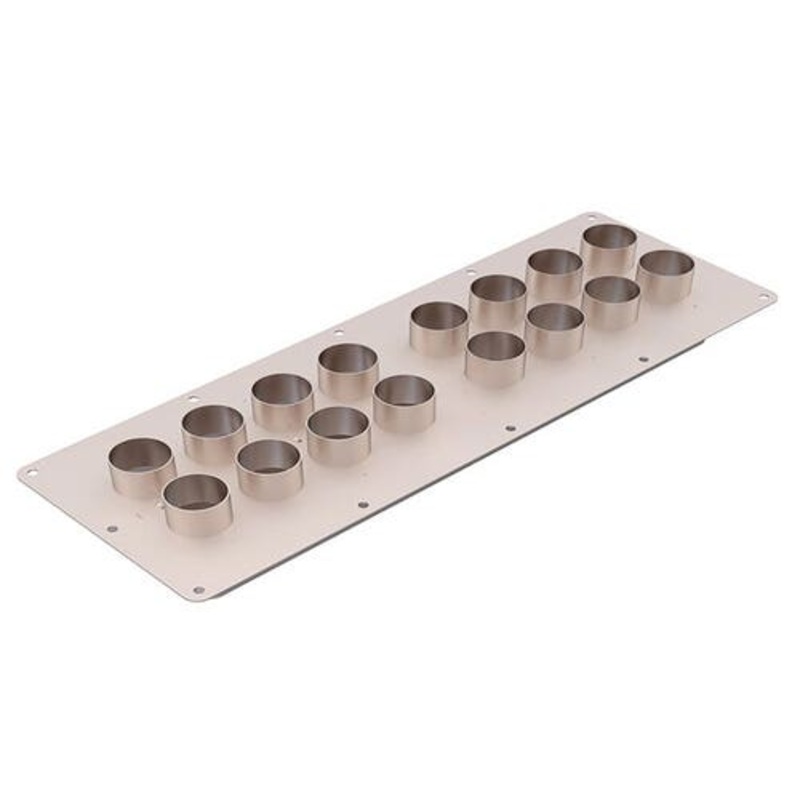 Romafa Stainless Steel Double Shoot Air Plenum fits John Deere 1900 1910 1910 AA48322