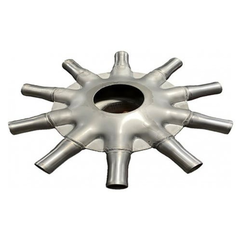 Romafa Stainless Steel Universal Distributor Head - 10 Port