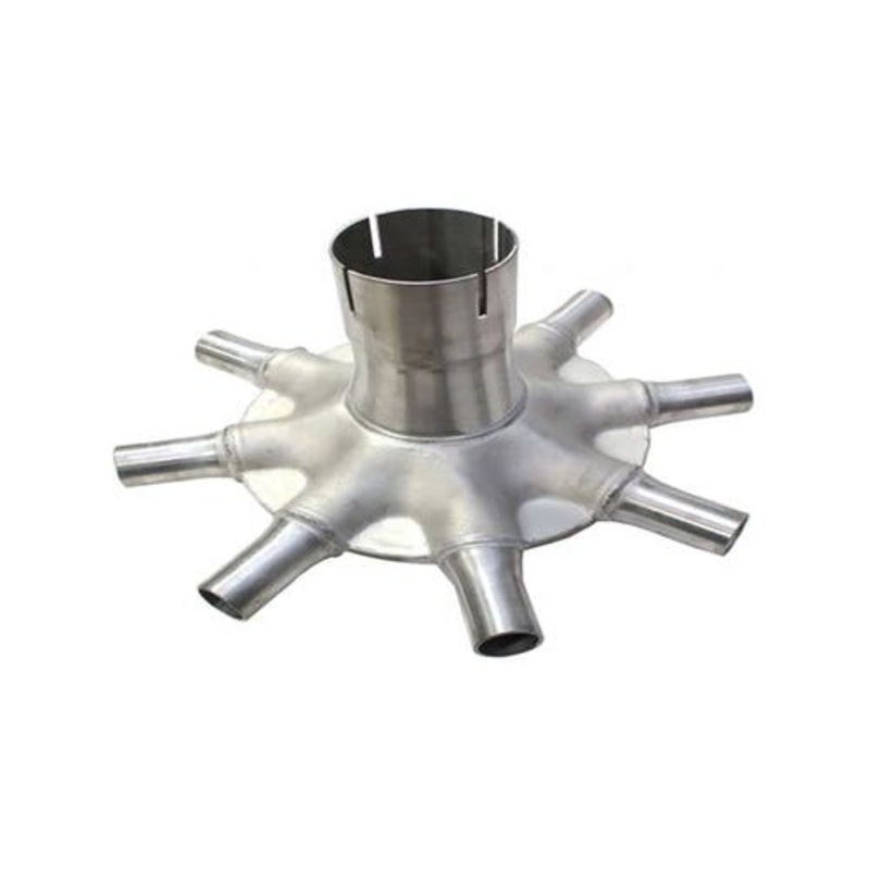 Romafa Stainless Steel Universal Distributor Head - 8 Port