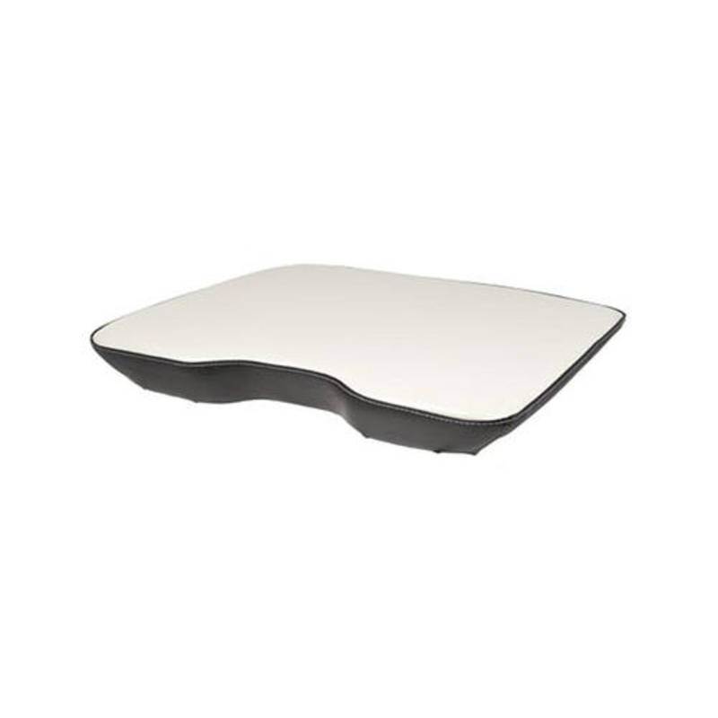 Seat Cushion Bottom - Vinyl White with Black Sides fits Allis Chalmers 180 185 D10 D12 D14 D15 D17 D19 D21 170 175 190XT 220 7030 7050 200 70236461