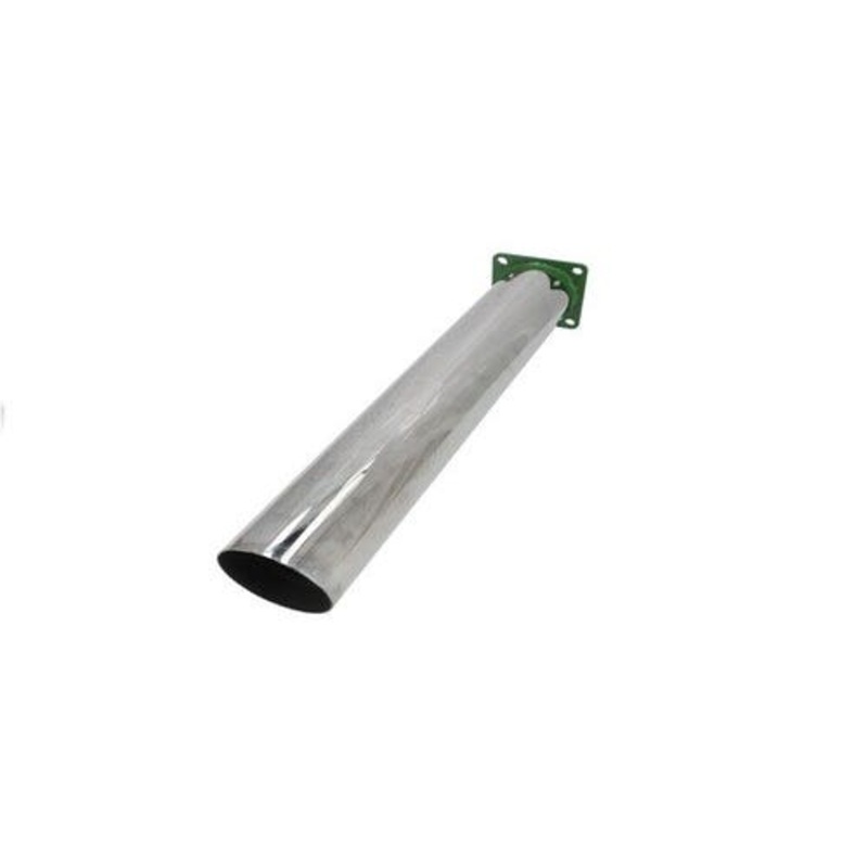 Exhaust Stack 21" x 3.5" Straight with Dent Chrome fits John Deere A