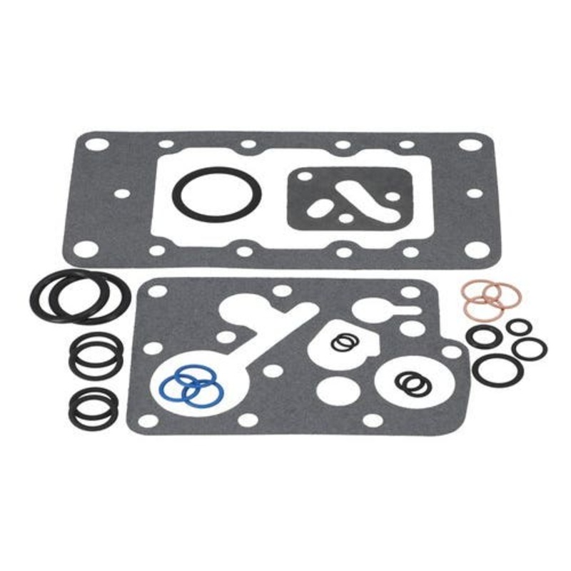 Hydraulic Touch Control Block Gasket and O-Ring Kit - 24 Piece Kit fits International Cub Cub Lo-Boy 128999 86505727 86553262 9672467 9706714 A175513