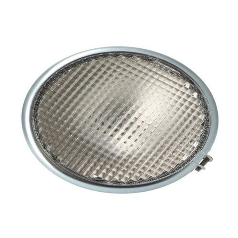 Headlight Assembly - 12V Round 7" Flat Lens,"Guide" Name fits John Deere A B D fits Case D DC DH DI DO DV L V fits Oliver fits Minneapolis Moline R Z