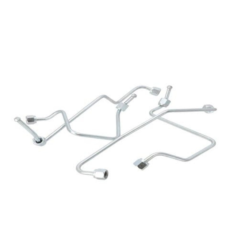Injection Line Set - 4 Cyl fits Massey Ferguson 150 165 175 180 250 255 265 275 285 290 375 390 735102M91 fits Landini 735102M91 fits Perkins 35343025