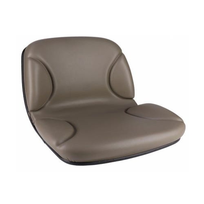 Bucket Seat Vinyl Gray fits New Holland T2210 T2220 TC34DA T2310 T2320 T2330 T2410 TC35DA TC40DA TC45A TC45DA fits Case IH 87385235 87385236