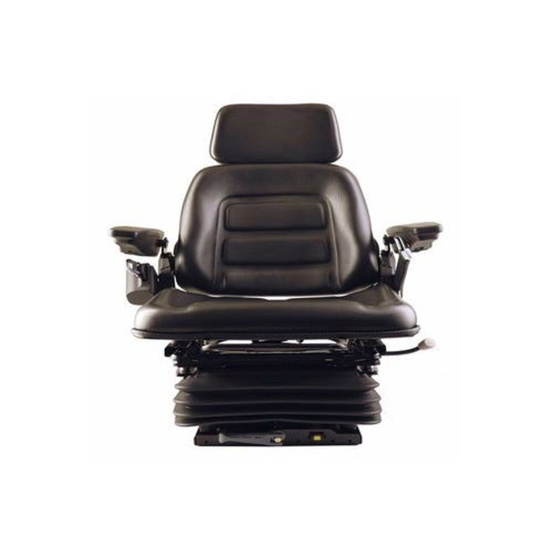 Seat Assembly - Mechanical Suspension High Back Vinyl Black fits Case IH 5120 5130 5140 5220 5230 5240 fits FIAT fits Hesston fits Zetor fits Belarus