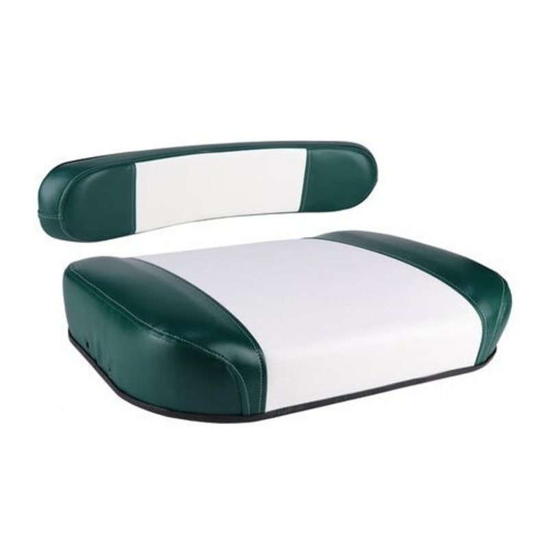 Seat Cushion Set - 2 Piece Vinyl and Green fits White 2-62 2-78 fits Oliver 770 880 1550 1555 1600 1650 1655 1800 1850 fits Minneapolis Moline G750
