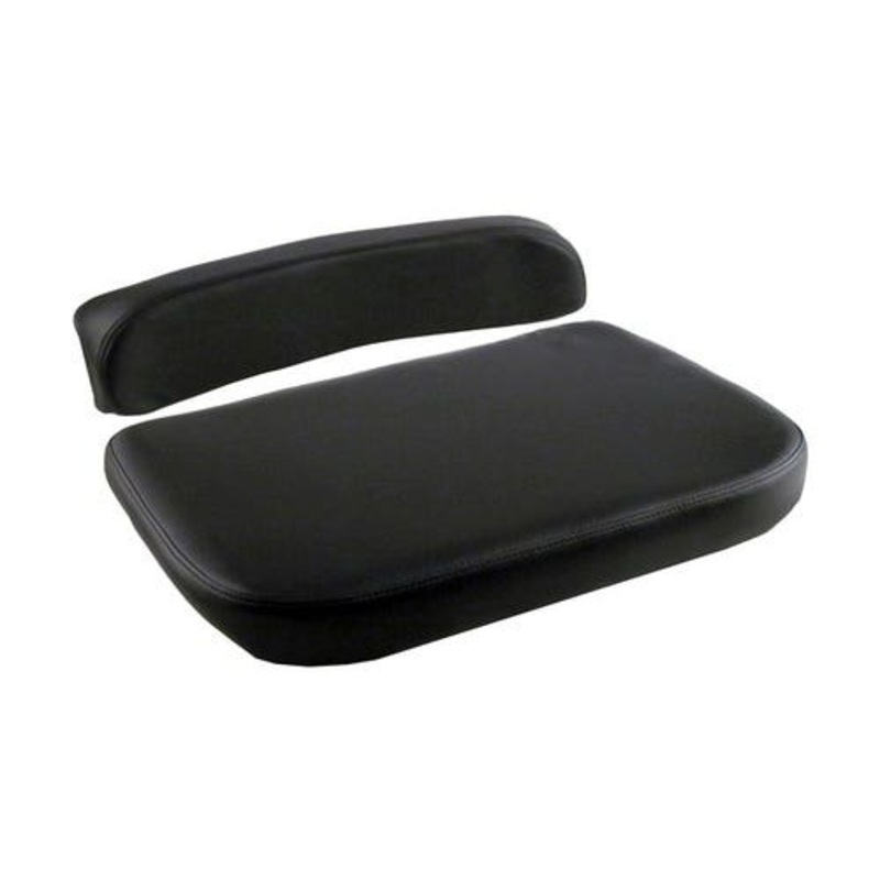 Seat Cushion Set - 2 Piece Vinyl Black fits Case 430 440 470 530 630 730 800 830 840 900 930 940 1030 1031 430 530 800