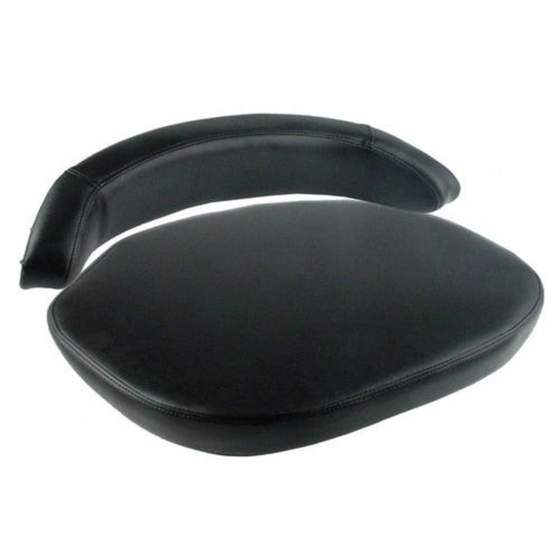 Seat Cushion Set - 2 Piece Vinyl Black fits Massey Ferguson 285 165 175 178 30 31 50 65 150 165 175 180 245 255 265 275 1080 fits Minneapolis Moline