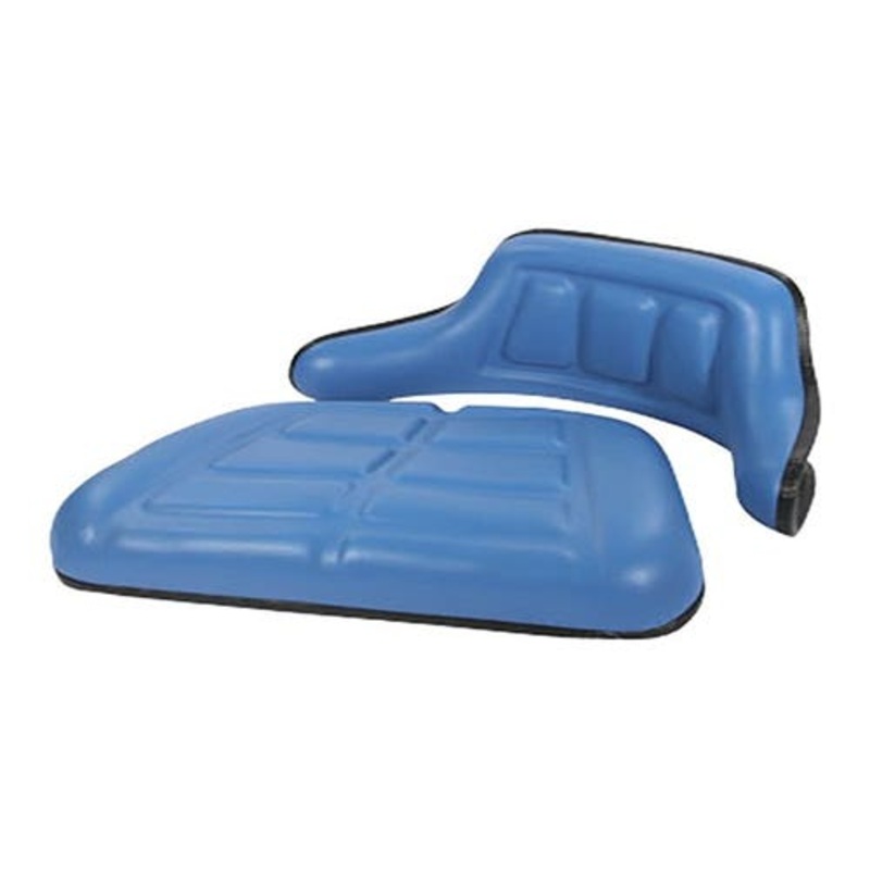 Seat Cushion Set - 2 Piece Vinyl Blue fits Seats & Cushions WBR01BU