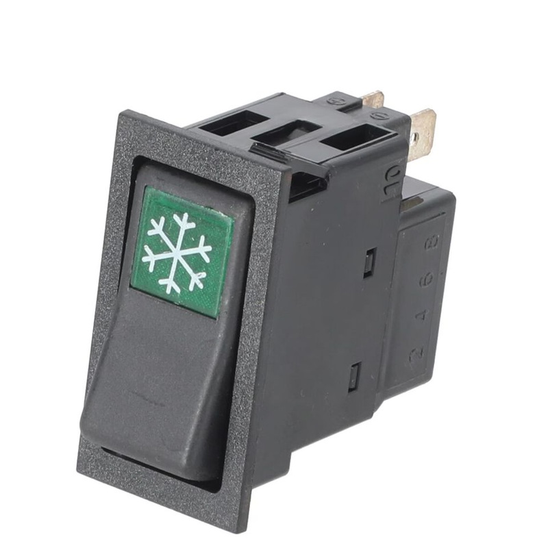 Interior Cab Rocker Switch fits Case IH 2155 2144 2166 2188 2344 2366 2388 124535A1