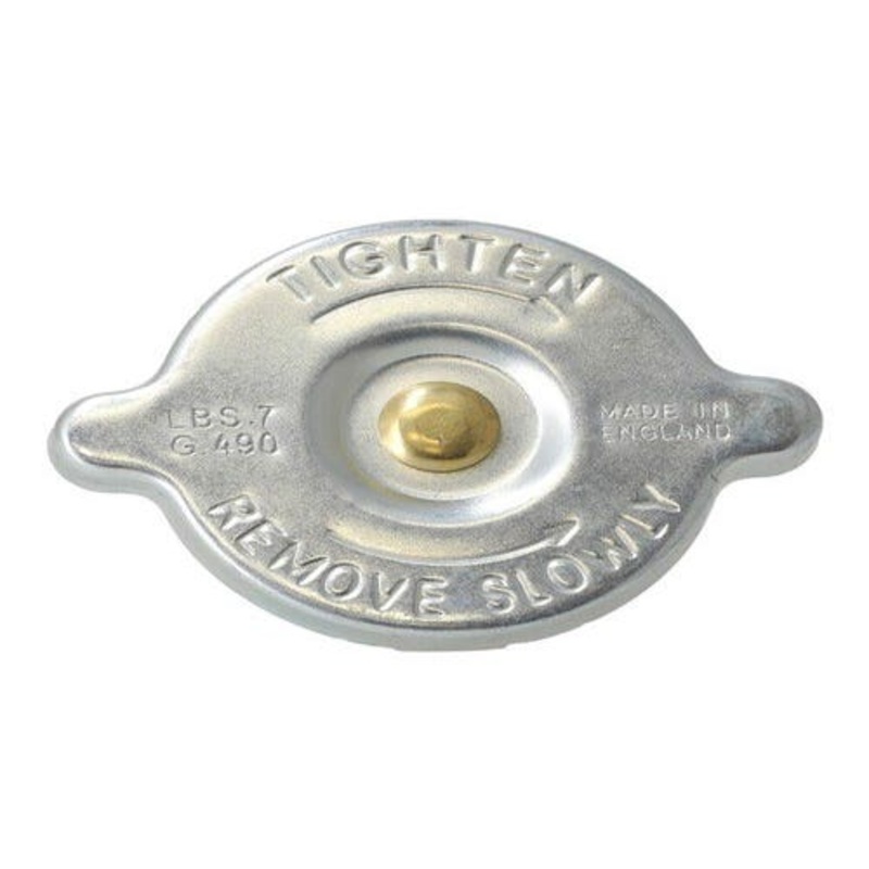 Radiator Cap 7 lb. PSI fits John Deere 2355 2555 2755 2955 3155 AL56759 fits New Holland 80076896 83935904 fits Case K945362 fits Ford E2NN8100AA