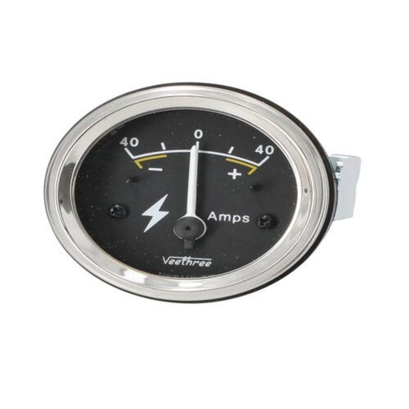 Ammeter Gauge fits Massey Ferguson 135 150 165 175 180 165 175 528418M92 fits White BE455A fits Oliver 30-3485560 fits Minneapolis Moline 30-3485560
