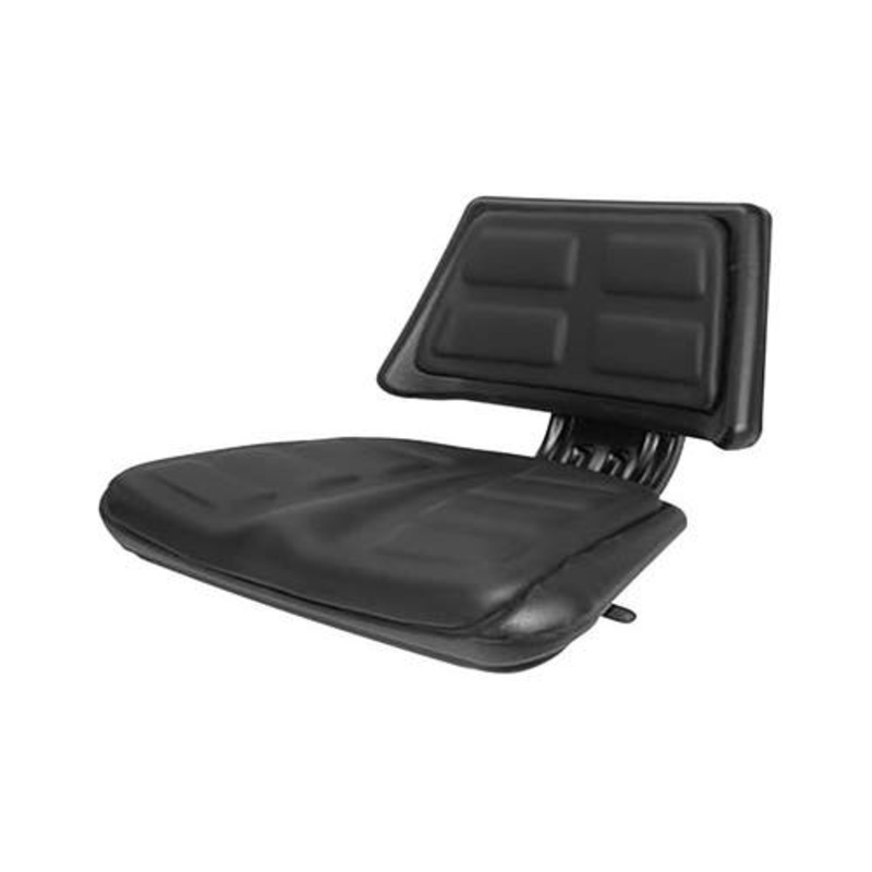 Black Universal Seat with Trapezoid Back