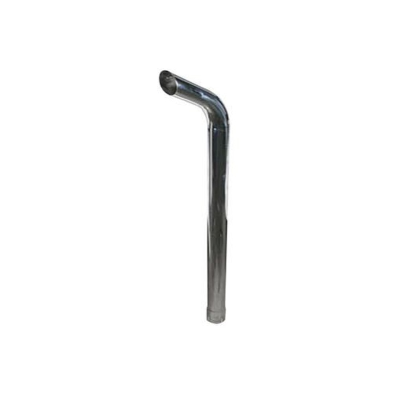 Exhaust Stack 53" x 3" Extended Curved Chrome fits International Hydro 186 786 886 986 1086 1486 1586 3088 3288 3488 3688 146520C1 146520C2