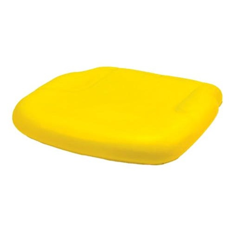Seat Cushion - Vinyl Yellow fits John Deere 5420 5520 6110 6120 6200 6210 6220 6300 6310 6320 6400 6410 6415 6420 6500 7220 7320 7420 7520 AL117332