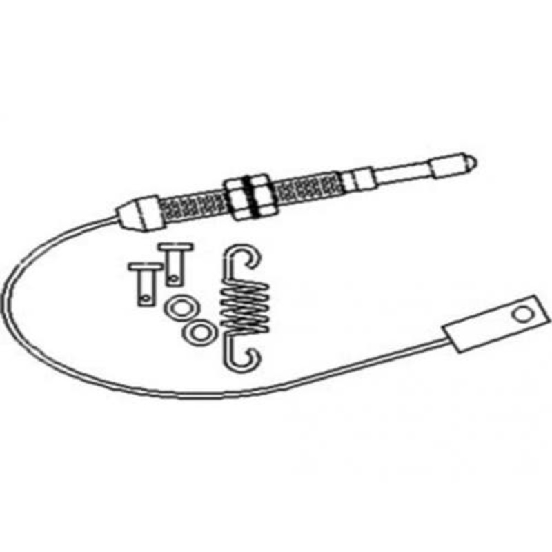 Cable - Throttle fits Massey Ferguson 396 398 399 3762119M91
