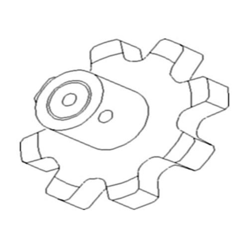 Lower Clean Grain / Return Grain Elevator Sprocket fits Massey Ferguson 8560 8570 9690 9790 9863030W1 fits White W-9863030 W9863030 fits Challenger