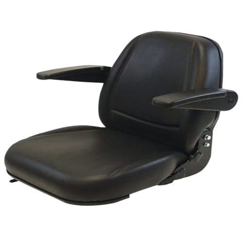 Seat Assembly - Deluxe High-Back with Armrest 230 Series fits John Deere TCA18026 AT361224 KV24167 fits New Holland 87019265 fits Case