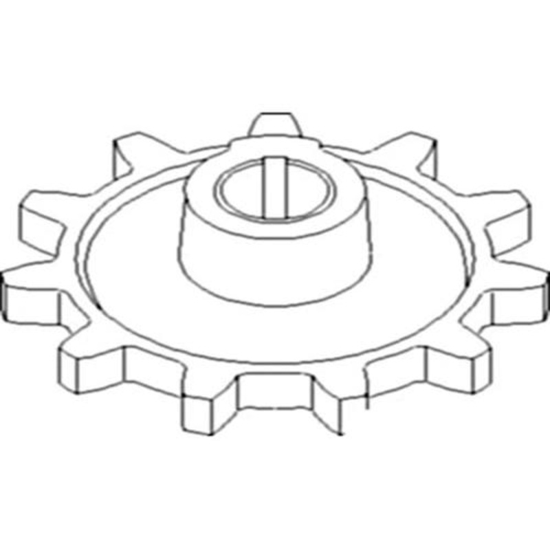 Upper Clean Grain Elevator Sprocket fits Massey Ferguson 8560 8570 8590 8780 9720 fits White 31-2412960 fits Challenger 660B 670B fits AGCO 312412960