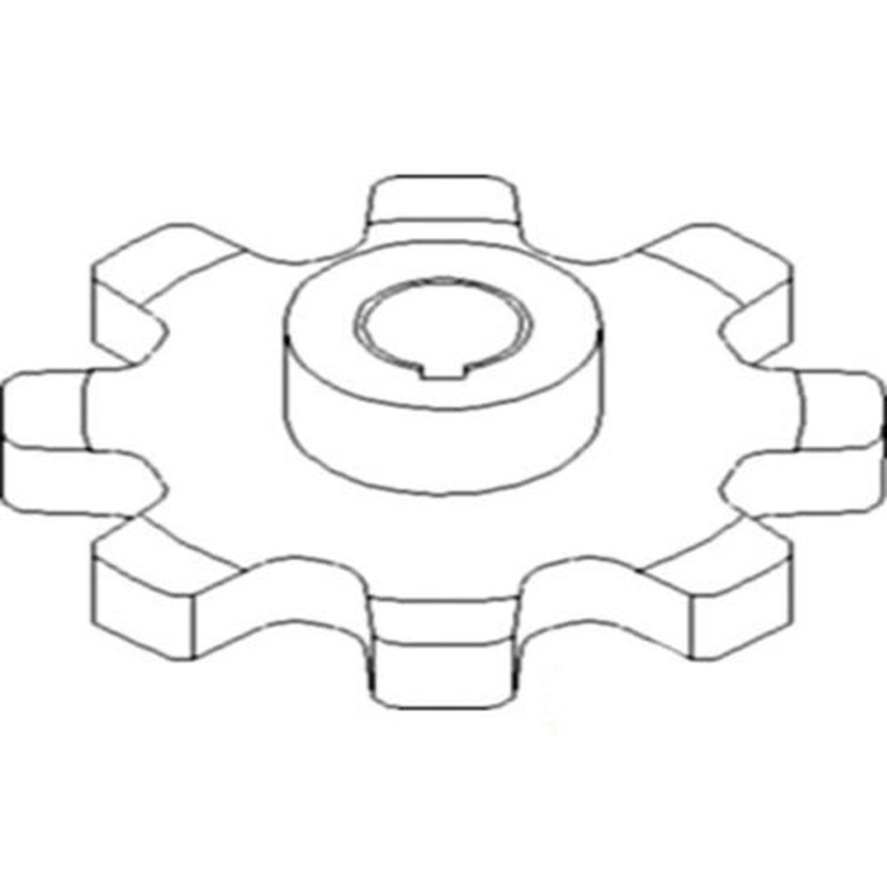 Upper Clean Grain / Return Grain Sprocket fits Massey Ferguson 8560 8570 8590 8780 9690 9790 fits White 8600 8800 9863040W1 W9863040 fits Challenger