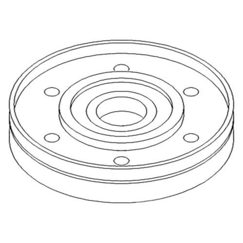 Belt Tensioner Pulley fits New Holland TS90 TS100 TS110 TS115 5640 6640 7740 7840 8240 8340 87801102 fits Ford 6640 87801102 fits Case IH 87801102