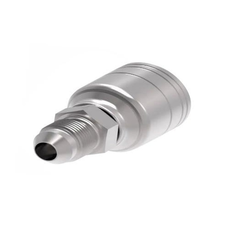 Eaton Weatherhead 04Z-505 Hydraulic Fitting 5/16" x 1/4" Male JIC Rigid for 1/4" Hose