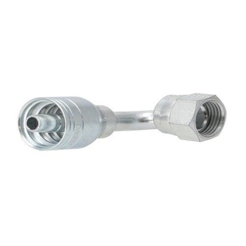 Eaton Weatherhead 06Z-668 Hydraulic Fitting 1/2" x 3/8" Female JIC 90 Tube Elbow Swivel