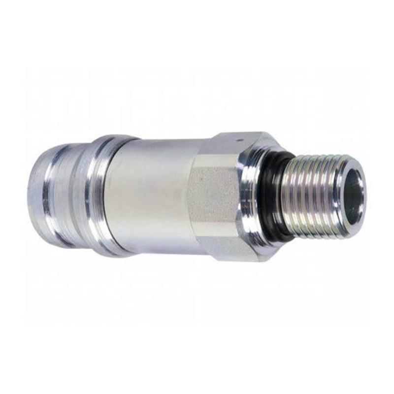 Hydraulic Coupler  3/8 Non Spill Quick Coupler fits John Deere 7230R 8225R 8245R 8270R 8295R 8320R 8335R 8345R 8400 8410 8420 8430 8520 RE222718