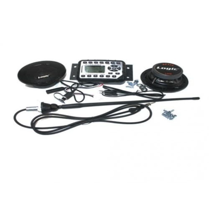 Jensen Mini Heavy-Duty Radio Kit for RT Track Loader fits Gehl RT175 RT210 RT250