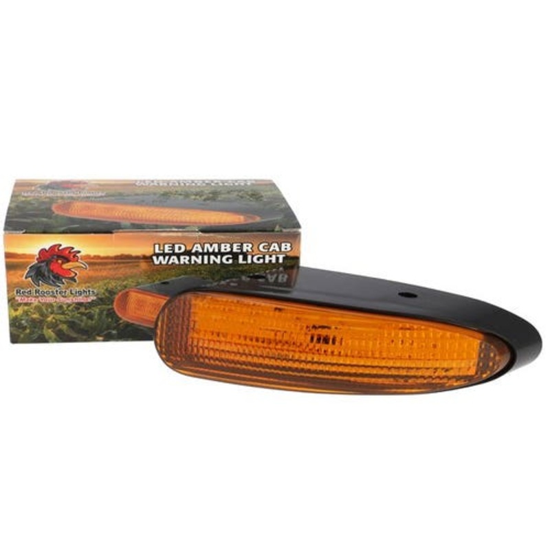 Red Rooster LED Amber Cab Warning Light fits John Deere 4320 4520 6120 6220 6320 6415 6420 7220 7320 7420 7520 8430 9120 AT151873 AT326622 fits AGCO