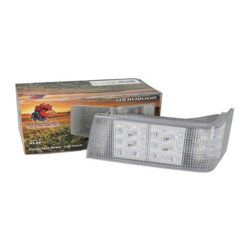 Red Rooster LED Headlight Flood / Spot Combo - Left Hand fits Case IH 7110 7120 7130 7140 7150 7210 7220 7230 7240 7250 8920 8930 8940 8950 91971C2
