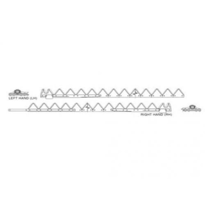 Sickle Assembly - 6' Right Hand Black Top Serrated Bolted Heavy fits New Holland 499 1496 1499 9622713