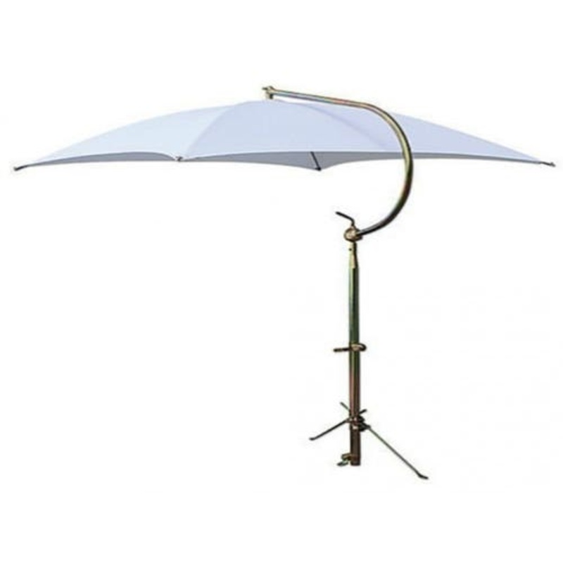 Tractor Umbrella Assy for Fender Mounts 54" 10 oz. Duck Canvas - White