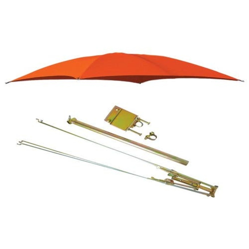 Tractor Umbrella Assy for ROPS Mounts 54" 10 oz. Duck Canvas - Orange