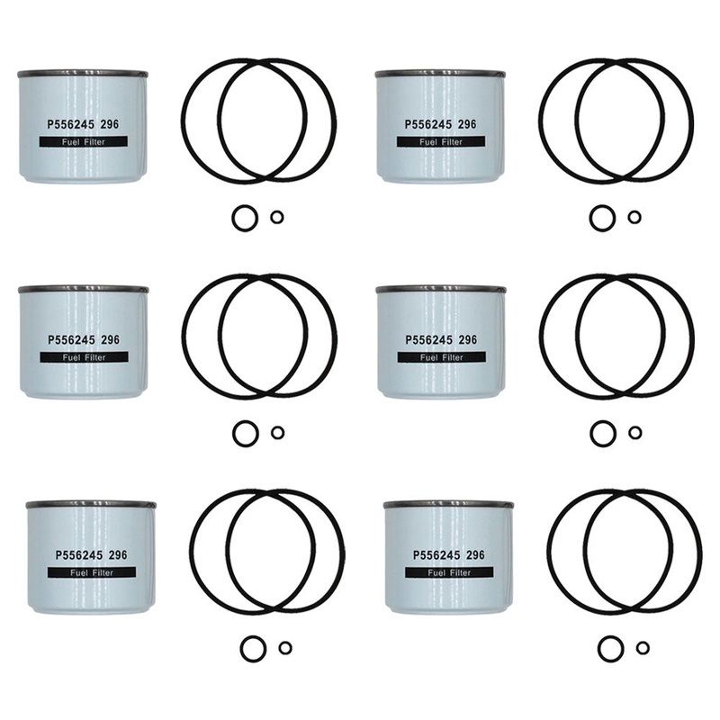 Qty 6: Fuel Filter Fits Ford/New Holland Replaces 134827