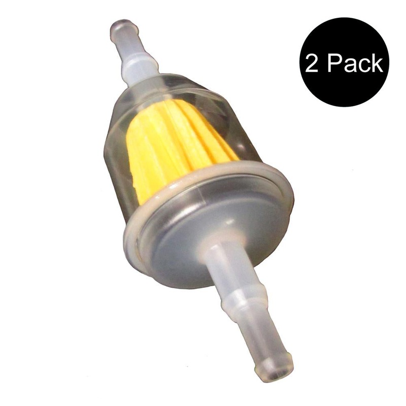 (2) Fuel Filters Fits Gator AM116304 4x2 6x4 Fits Cushman 821814 Fits Kawasaki
