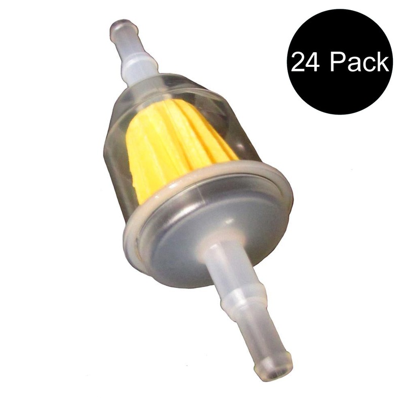 (24) Fuel Filters Universal Fit 1/4 In. or 5/16 In. Lines Fits Fleetguard FF5480