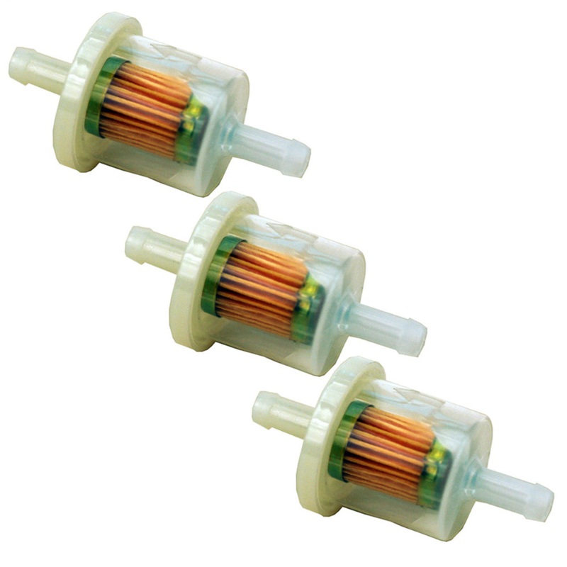 (3) Inline Fuel Filters Fits Kawasaki & Tecumseh Engines 49019-7001 49019-70