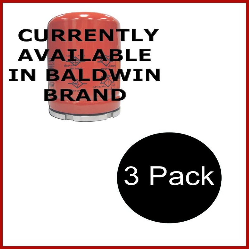 Three New Aftermarket fuel filters Fuel Filter Replaces Baldwin - P7103