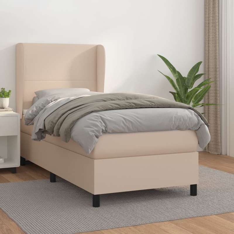 Sommier  lattes de lit avec matelas Cappuccino 80x200 cm